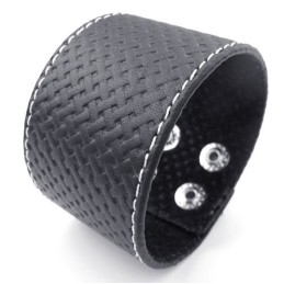 Geschickte Herstellung Zarte Farben Zuverlässige Qualität Titan Leder Armreif