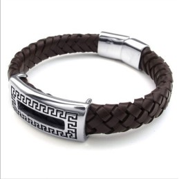 Geschicktes Design Zarte Farben Zuverlässige Qualität Titan Lederarmband
