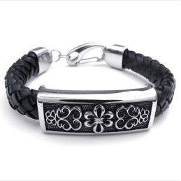 Modische Muster Zarte Farben Ausgezeichnete Qualität Titan Lederarmband