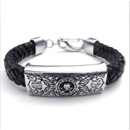 Attraktives Design Zarte Farben Hervorragende Qualität Titan Lederarmband