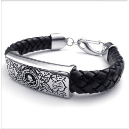 Attraktives Design Zarte Farben Hervorragende Qualität Titan Lederarmband