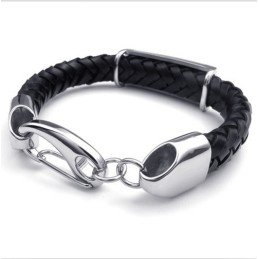 Geschicktes Design Zarte Farben Hochwertiges Titan-Lederarmband