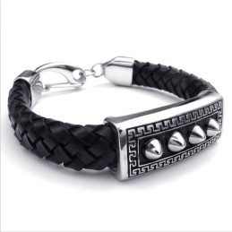Geschicktes Design Zarte Farben Zuverlässige Qualität Titan Lederarmband