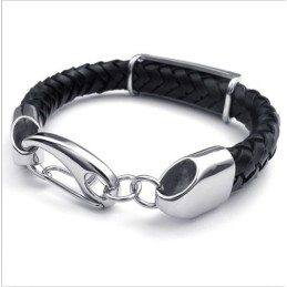 Attraktives Design Zarte Farben Hervorragende Qualität Titaniu Lederarmband