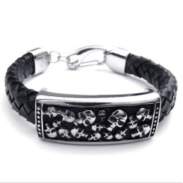 Geschicktes Design Zarte Farben Zuverlässige Qualität Titan Lederarmband