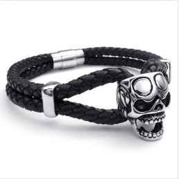 Attraktives Design Zarte Farben Hervorragende Qualität Titan Lederarmband