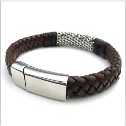 Geschicktes Design Zarte Farben Zuverlässige Qualität Titan Lederarmband