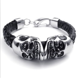 Modernes Design Zarte Farben Zuverlässige Qualität Titan Lederarmband