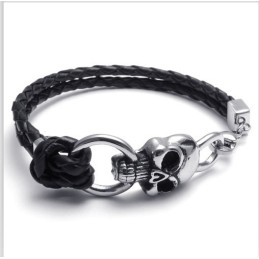 Geschicktes Design Zarte Farben Stabile Qualität Titan Lederarmband
