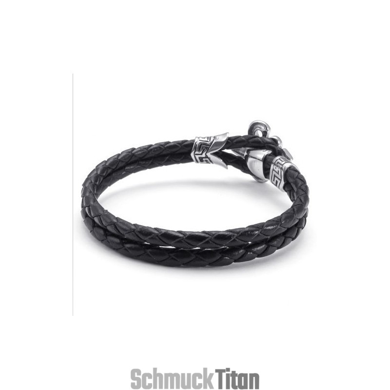 Geschicktes Design, Zarte Farben, Hervorragende Qualität, Titan-Lederarmband