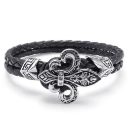 Geschicktes Design, Zarte Farben, Hervorragende Qualität, Titan-Lederarmband