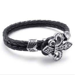 Geschicktes Design, Zarte Farben, Hervorragende Qualität, Titan-Lederarmband