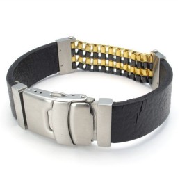 Attraktives Design, Schöne Farben, Hervorragende Qualität, Titan-Lederarmband