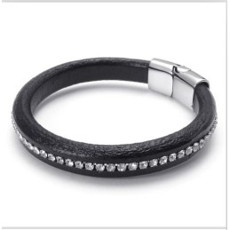 Geschicktes Design Zarte Farben Stabile Qualität Titan Lederarmband