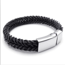 Geschicktes Design Zarte Farben Stabile Qualität Titan Lederarmband