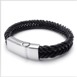 Geschicktes Design Zarte Farben Stabile Qualität Titan Lederarmband