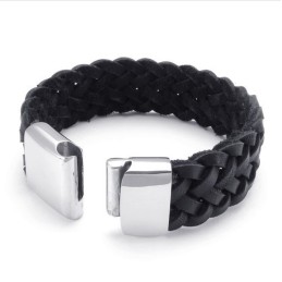 Geschicktes Design Zarte Farben Stabile Qualität Titan Lederarmband