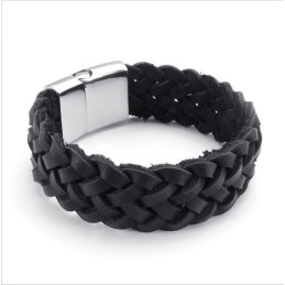 Geschicktes Design Zarte Farben Stabile Qualität Titan Lederarmband