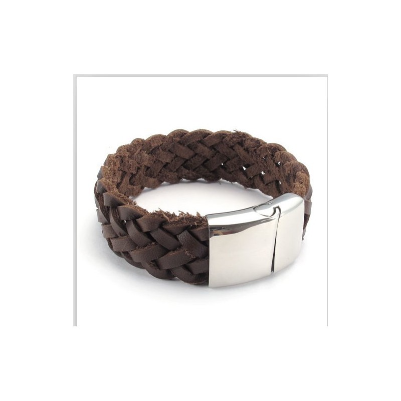 Geschicktes Design Zarte Farben Stabile Qualität Titan Lederarmband Geschicktes Design Zarte Farben Stabile Qualität Titan Lederarmband