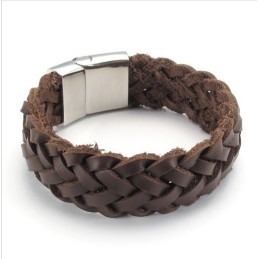 Geschicktes Design Zarte Farben Stabile Qualität Titan Lederarmband