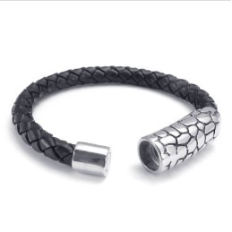 Modernes Design Zarte Farben Zuverlässige Qualität Titan Lederarmband