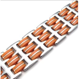Geschickte Herstellung Buntes Titanarmband Von Ausgezeichneter Qualität