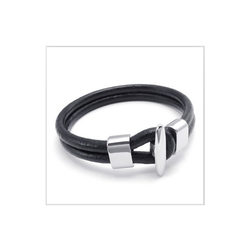 Geschicktes Design Zarte Farben Stabile Qualität Titan Lederarmband Geschicktes Design Zarte Farben Stabile Qualität Titan Lederarmband