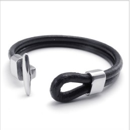 Geschicktes Design Zarte Farben Stabile Qualität Titan Lederarmband