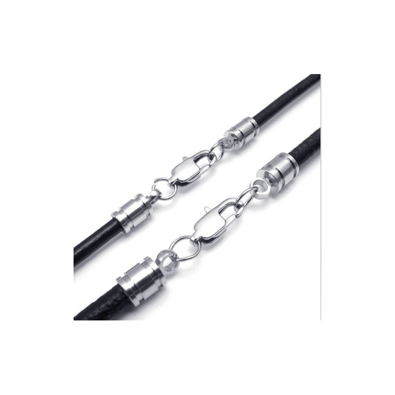Geschicktes Design Zarte Farben Ausgezeichnete Qualität Titan Leder Halskette Geschicktes Design Zarte Farben Ausgezeichnete Qualität Titan Leder Halskette