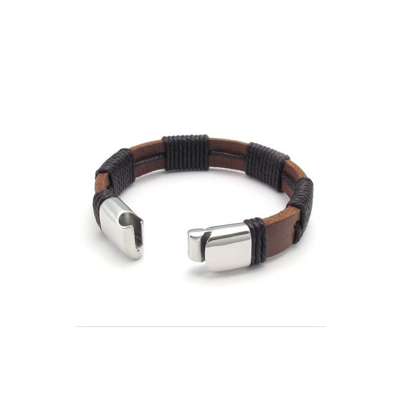 Geschicktes Design, Schöne Farben, Zuverlässige Qualität, Titan-Leder-Armreif Geschicktes Design, Schöne Farben, Zuverlässige Qualität, Titan-Leder-Armreif