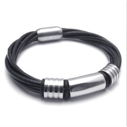 Geschickte Herstellung Zarte Farben Zuverlässige Qualität Titan Lederarmband