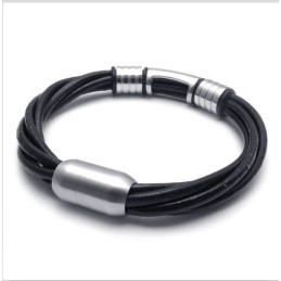 Geschickte Herstellung Zarte Farben Zuverlässige Qualität Titan Lederarmband