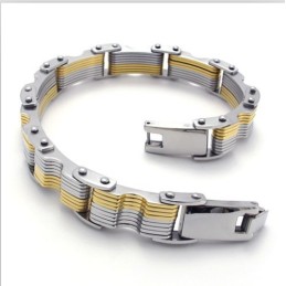 Fein Verarbeitetes Farbbrillanz Stabile Qualität Titan Armband