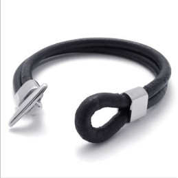 Geschickte Herstellung Zarte Farben Zuverlässige Qualität Titan Lederarmband