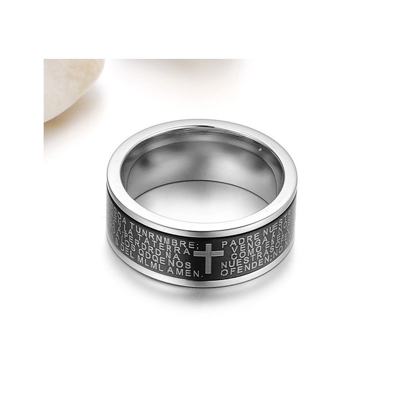 Der König Der Quantität, Männlicher Kreuz-Titanring Der König Der Quantität, Männlicher Kreuz-Titanring