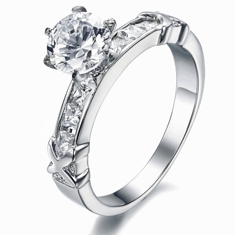 Qualität Und Quantität Gesichert Weiblicher Titanring Mit Strass Qualität Und Quantität Gesichert Weiblicher Titanring Mit Strass