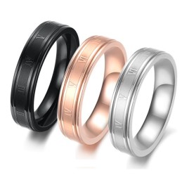 Zuverlässiger Qualitätsring Aus Schwarzem Titan Für Damen