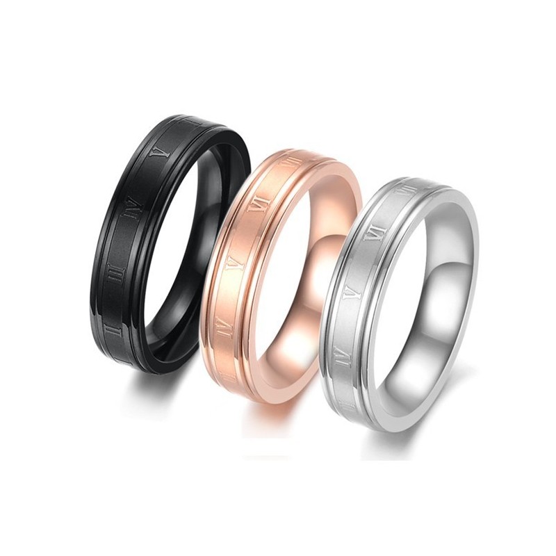 Zuverlässiger Qualitätsring Aus Schwarzem Titan Für Damen Zuverlässiger Qualitätsring Aus Schwarzem Titan Für Damen