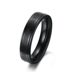 Zuverlässiger Qualitätsring Aus Schwarzem Titan Für Damen
