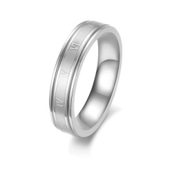 Zuverlässiger Qualitätsring Aus Schwarzem Titan Für Damen
