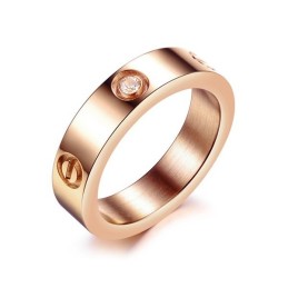 Weltweit Gut Verkaufter Titanring Mit Diamant