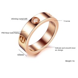 Weltweit Gut Verkaufter Titanring Mit Diamant