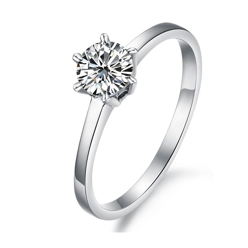 Komplett In Spezifikationen Weiblicher Titanring Mit Strass Komplett In Spezifikationen Weiblicher Titanring Mit Strass