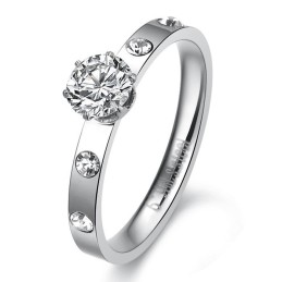 Qualität Und Quantität Gesichert Weiblicher Titanring Mit Strass