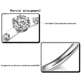 Qualität Und Quantität Gesichert Weiblicher Titanring Mit Strass