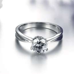 Die Königin Der Qualität Damen Titanring Mit Strass