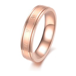 Verkauft Sich Gut Auf Der Ganzen Welt Weiblicher Titanring In Rosenform