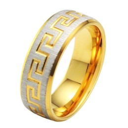 Hochwertiger Schwarzer Titanring