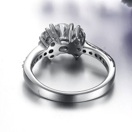 Große Auswahl An Weiblichen Titanringen Mit Herz- Und Pfeilschliff Und Strass