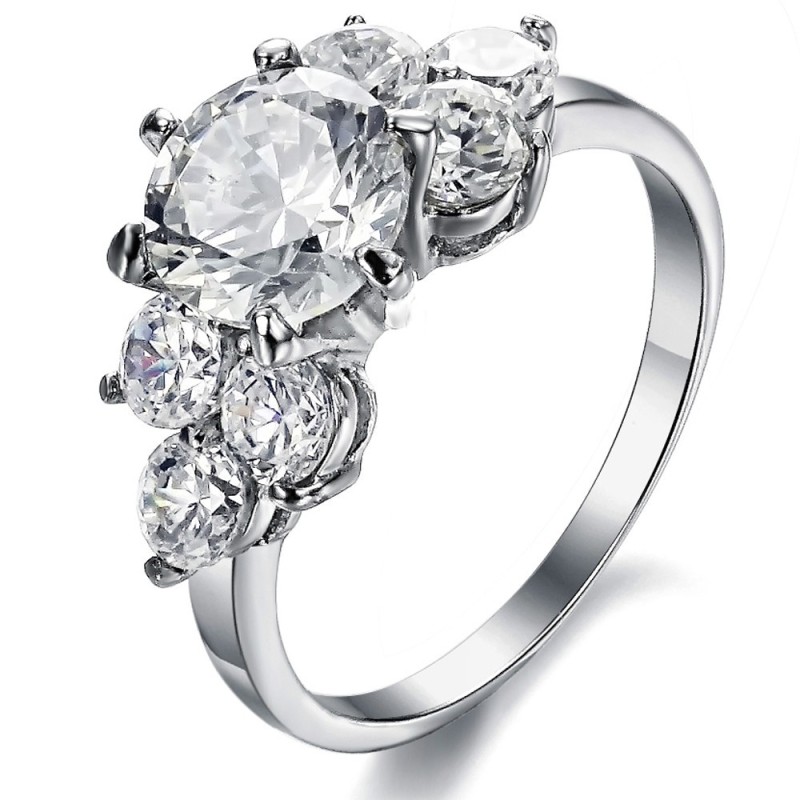 Hochwertiger Titanring Mit Strass Hochwertiger Titanring Mit Strass